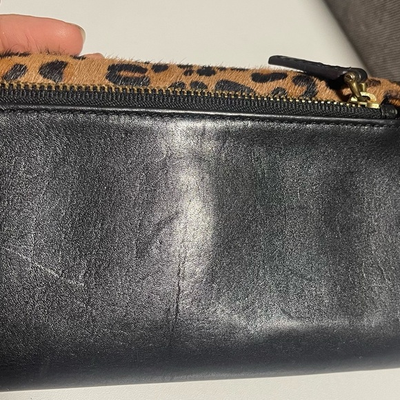 Fossil Leopard calf hair Print Women's Wallet - Picture 6 of 6